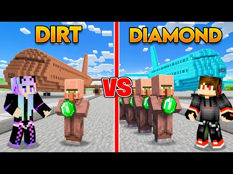 1₹ vs 9999₹ Aeroplane Battle in Minecraft!