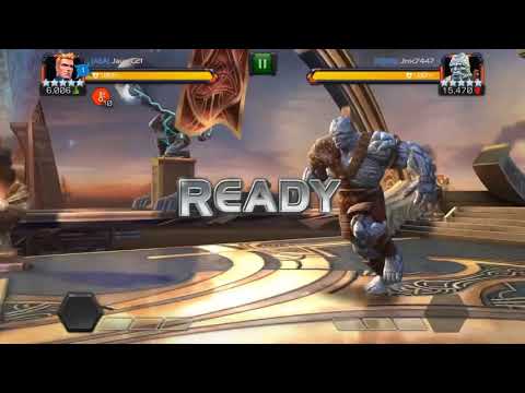 MCOC 5* Rank 3 Human torch destroys 5* 5/65 Korg!!