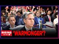 CEASEFIRE NOW Anti War Protestors Interrupt Blinken During Hearing