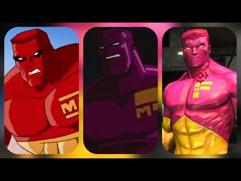 "Major Force" Evolution in Cartoons and Video Games (DC Comics)