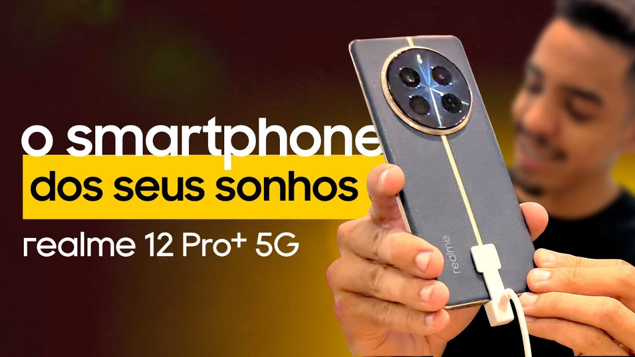 Celular Realme 12 Pro+ 5G 512GB - 12GB RAM + Fone Sem Fio T01