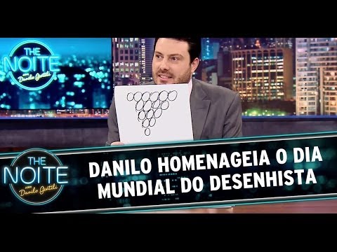 Danilo Gentili homenageia o Dia Mundial do Desenhista
