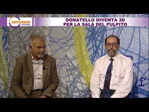 Intorno alle nove del 10/06/2022 - Donatello diventa 3D per la sala del pulpito