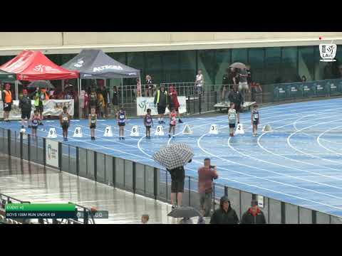 Boys Under 9 100m H10 - 2020 State Combined Events Championships // LAVicTV
