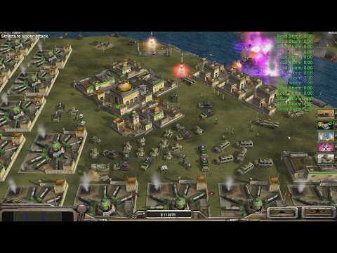 GLA Toxin - Command & Conquer Generals Zero Hour 1 vs 7 HARD Gameplay