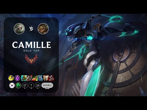 Camille Top vs Renekton - KR Grandmaster Patch 13.1