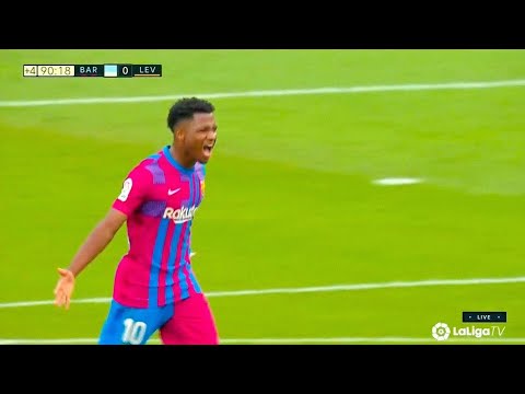 Ansu fati comeback vs Levante 1080p