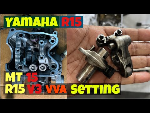 YAMAHA R15 V3  VVA installation””  R15 version3 Rocker Arm replace""VVA Setting #YAMAHA#R15#V3#MT15