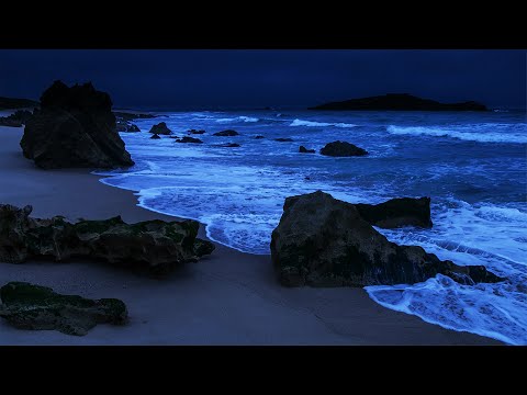 Fall Asleep With This Amazing Natural Background, Deep Sleeping On a Beach With Relaxing Waves