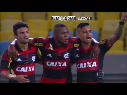 Gols - Flamengo 5 x 1 Cabofriense - Carioca 2015 - Globo HD
