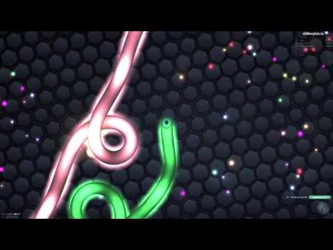 Slither io NEW Skin Monster Eye Shortest Vs Longest Snake Trolling Kill! Slitherio Funny Moments