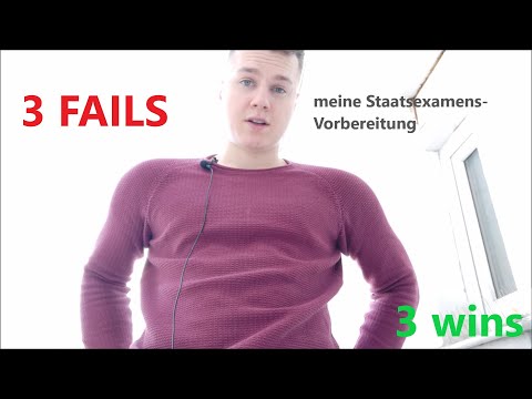 Meine Staatsexamens-Vorbereitung - 3 Fehler - 3 Wins