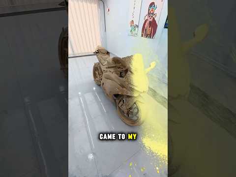 Dad’s Muddy Bike Transformation Will Shock You 🏍🤯#shorts