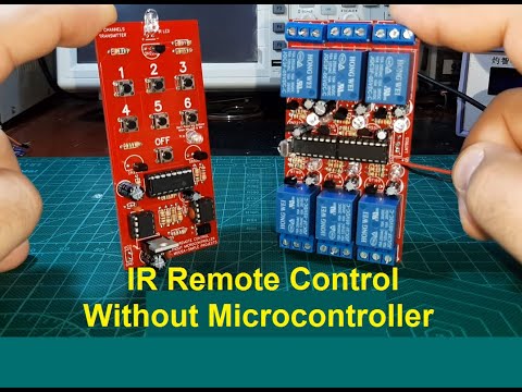 Come realizzare un telecomando IR senza microcontrollore con 6 canali