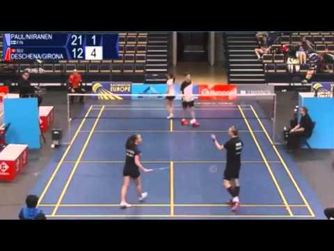 Paul/Niiranen (FIN) vs. Deschenaux/Girona (SWI) 2016 Finnish Open Doubles Badminton Full Game