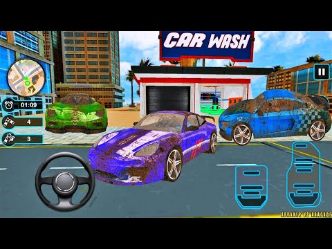 Car Wash Garage Service Workshop - All Sports Car Wash  - Best Android Gameplay