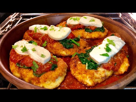 Grated Parmesan Crusted Chicken (Keto & GF Friendly)Chicken Romano