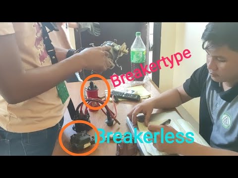 Breaker type and breaker less ignition distributor identification #mechanicslife