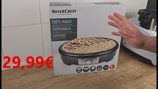 Silvercrest KITCHEN TOOLS Crepe Maker SCM 1500 E5 Test
