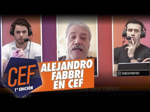 "LA MITAD DEL PAÍS NO ES DE BOCA NI RIVER" ⚽ ALEJANDRO FABBRI EN CEF