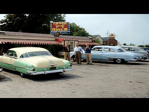Doylestown, Pennsylvania 1950s in color, [60fps, Remastered] Sound Design