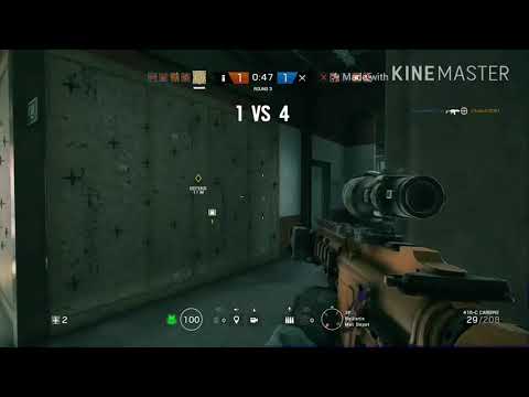 U RITE-Rainbow 6 siege 1v4 Clutchhh