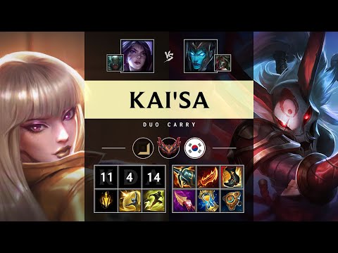 Kai'Sa ADC vs Kalista - KR Grandmaster Patch 25.21