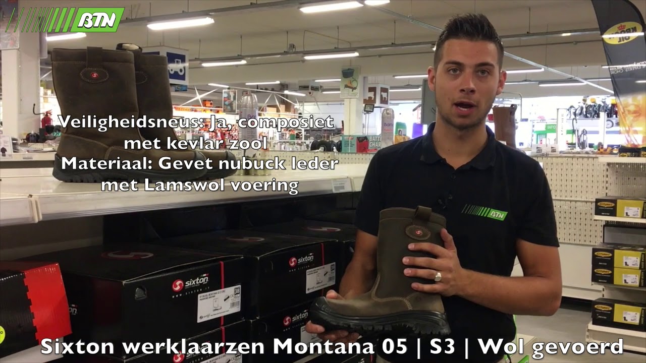 Sixton werklaarzen Montana 05 | S3 | Wol gevoerd - BTN de Haas
