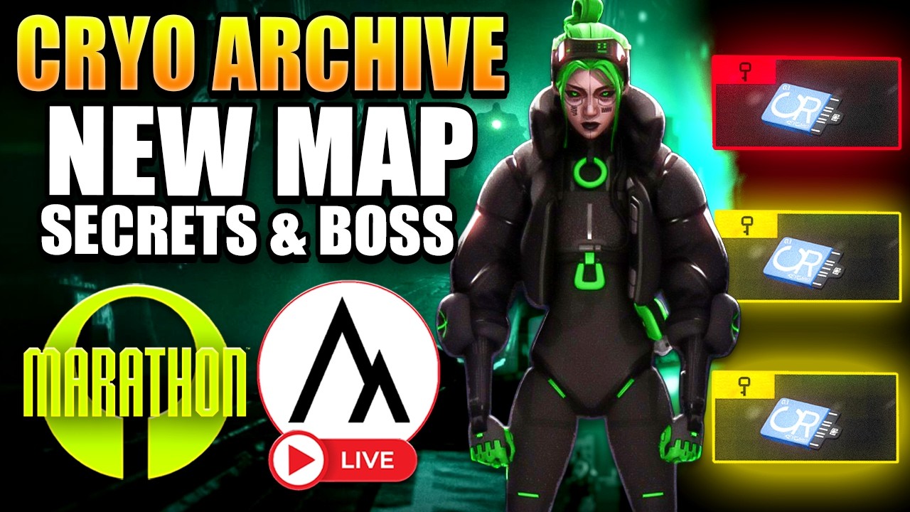 CRYO ARCHIVE! NEW MAP SECRETS, BOSSES, & LOOTING ALL KEYS!