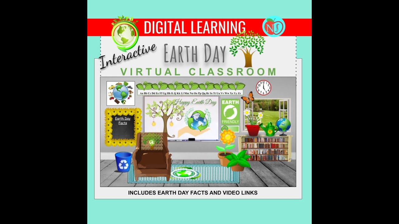 Earth Day Bitmoji Classroom