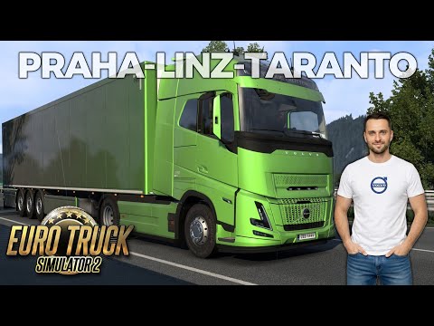 ETS2 | S paštikou do Itálie | Praha → Linz → Taranto