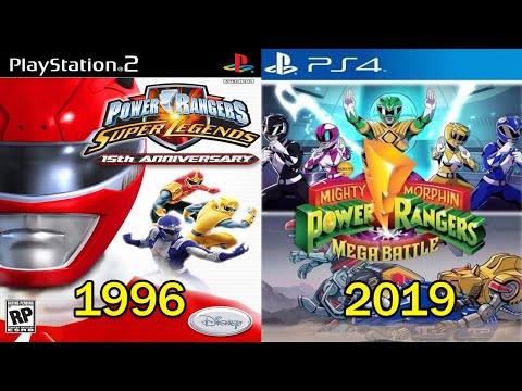 Power Rangers PlayStation Evolution PS1 - PS5 (1996) - (2019)