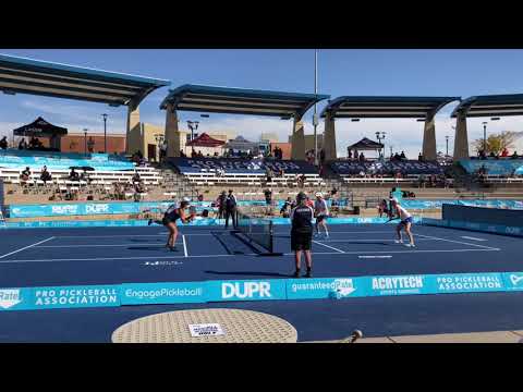 PPA Las Vegas Champs Riley Newman/Lindsey Newman vs Callie Smith/Spencer Smith Game 3   #pickleball