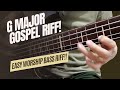 An Easy Gospel BASS Riff You Can Play