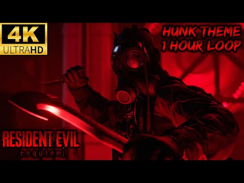 RESIDENT EVIL REQUIEM *HUNK THEME* 1 HOUR LOOP!! (4K 60 FPS) RESIDENT EVIL 9 REQUIEM (THE COMMANDER)