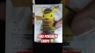 Opening fake Pokemon cards worth🤑🤑 #pokemon #fakepokemon #shorts
