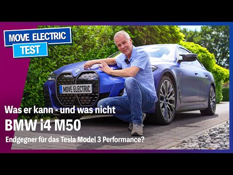 BMW i4 M50 - Härtetest auf der Autobahn - Der Endgegner für das Tesla Model 3 Performance?