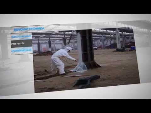 Tűzvédelem, bevonattechnika, csarnokmunkák