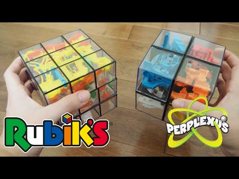Rubik's Perplexus 2x2 Hybrid vs. Rubik's Perplexus 3x3 Fusion