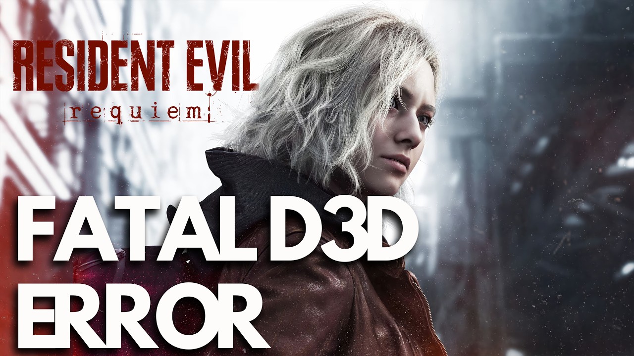 Resident Evil Requiem Fatal D3D Crash Error/An Unhandled Exception Occurred Error/re9.exe Error FIX🎮