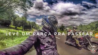 Um Moto-Viajante em minha casa! (Viagem de moto com uma Mirage 250)