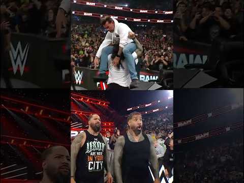 The Usos are more than pleased by Roman Reigns' actions. 😳