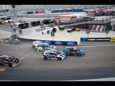 Ken Block finishes second at the Global Rallycross Championship Bristol Final