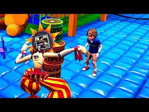 Sundrop Scaring Gregory In 3rd person - Five Night's At Freddy's Security breach