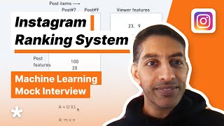 Instagram ML Question - Design a Ranking Model (Full Mock Interview wi