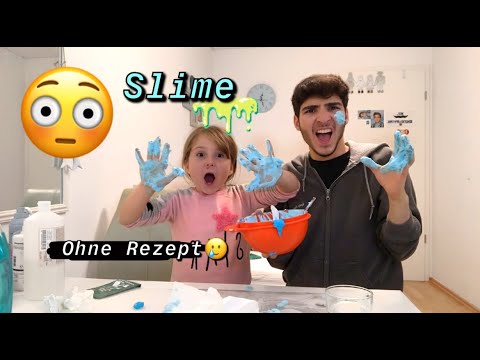 My sister and I are making slime 😨 without a prescription 😳 Help!! 😂 | Emiirbayrak