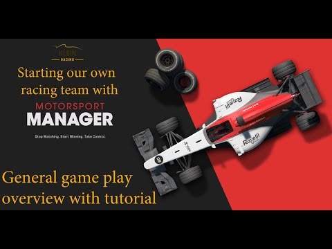 MotorSport Manager - Starting a new team Week 1