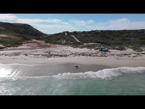 Drone footage of Coronation Beach