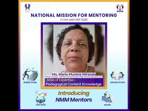 Ms. Maria Murena Miranda — Introducing MITRA (NMM) Mentors