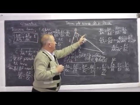 2/2 Lectia 763 - Paralelogram Teorema lui Thales Teorema bisectoarei - Tema Clasa 7